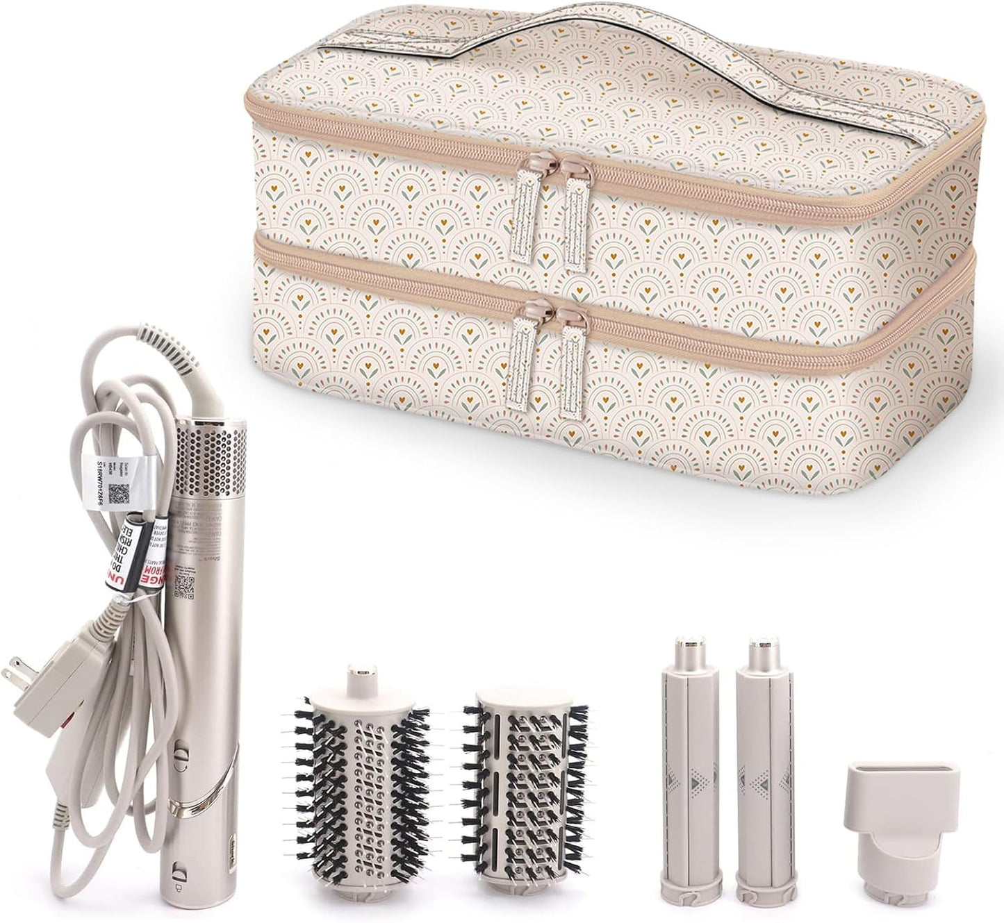 SITHON Double-Layer Styler & Dryer Travel Case