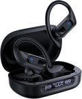 Wireless Earbuds Bluetooth Headphones with Earhook - Long Battery Life