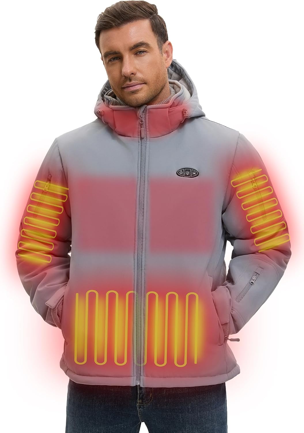 Heated Jackets for Men with Battery Pack - Softshell Comfort
