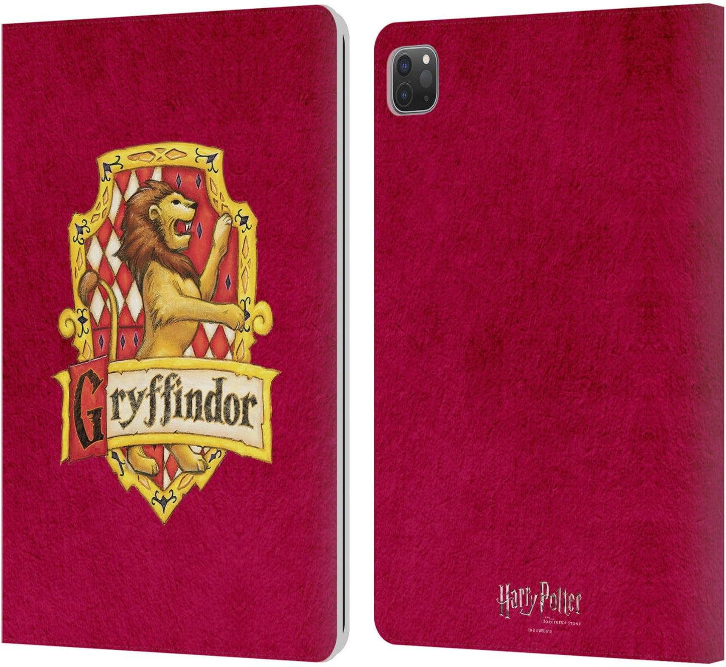 Harry Potter Gryffindor Crest Leather Wallet Case for iPad Pro