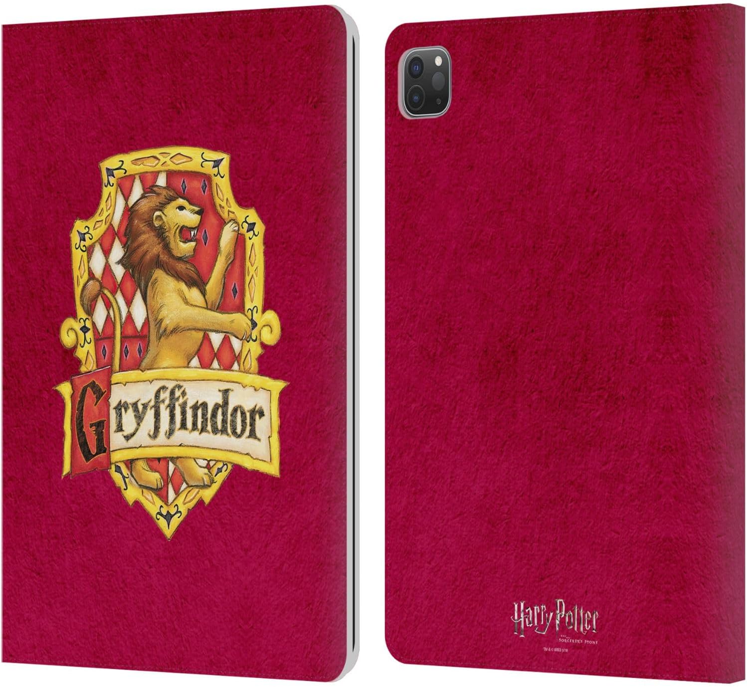 Harry Potter Gryffindor Crest Leather Wallet Case for iPad Pro