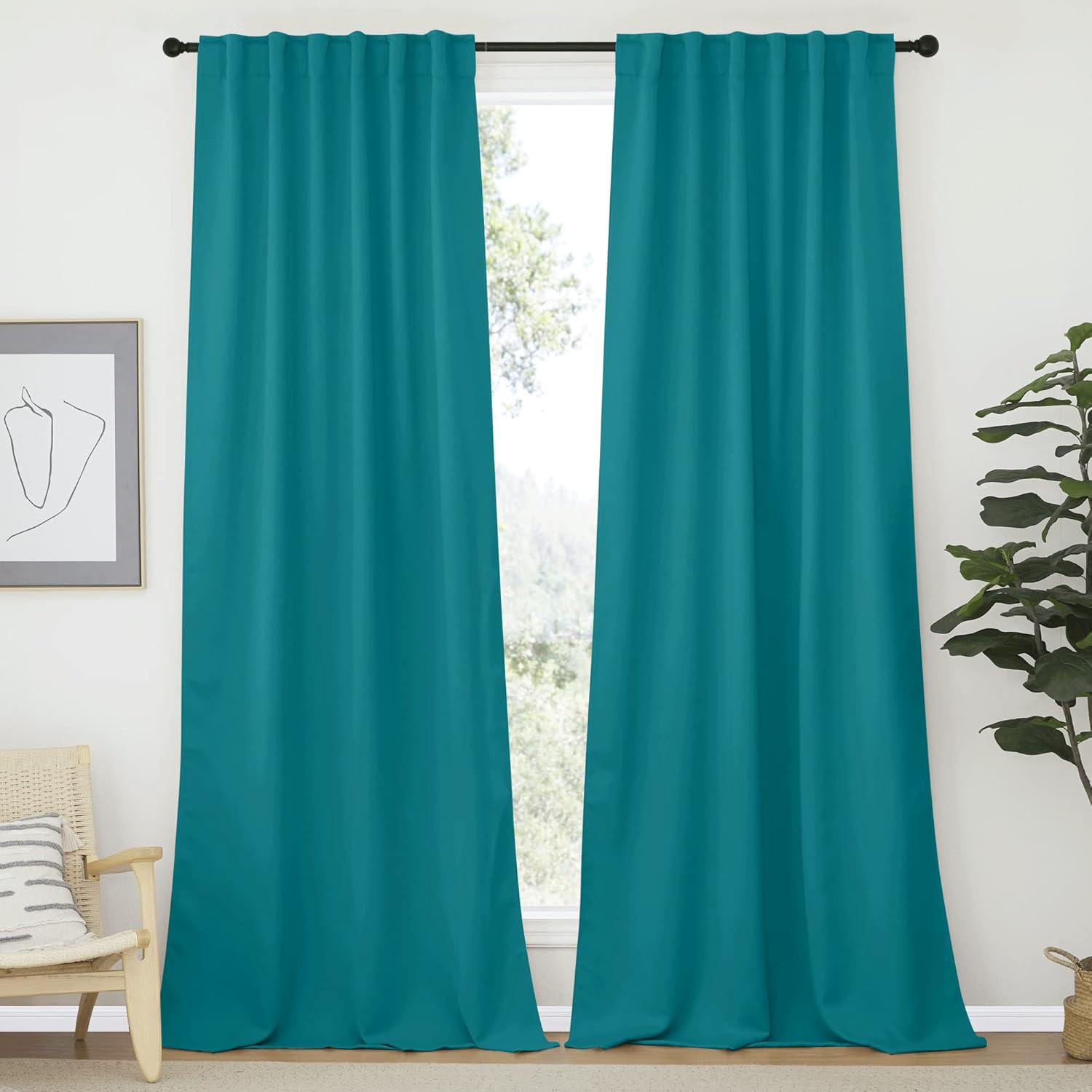 NICETOWN Living Room Darkening Curtain Panels for Elegant Homes