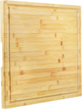 Utoplike Bamboo Cutting Board 20 x 20 in - Large Durable Butcher Block