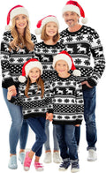 Ugly Christmas Matching Family Sweater with Hat for Holidays