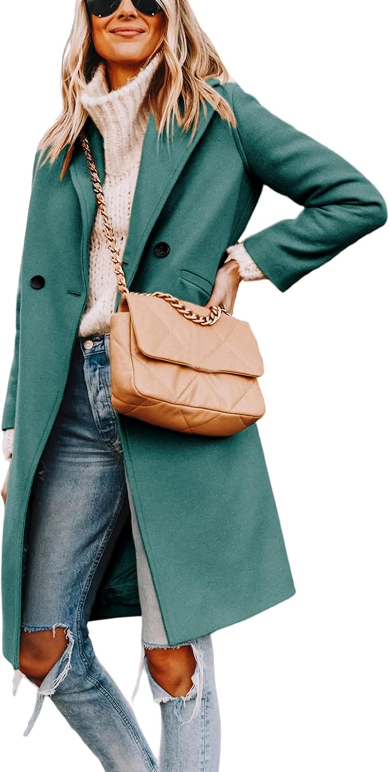 Yidarer Women's Winter Wool Coat for Stylish Cold Weather Wear