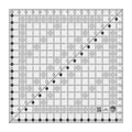 Creative Grids Quilt Ruler 16-1/2in Square - Precise Non-Slip Cutting