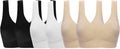 Women's Seamless Wire-Free Bra with Removable Pads - Smooth Comfort
