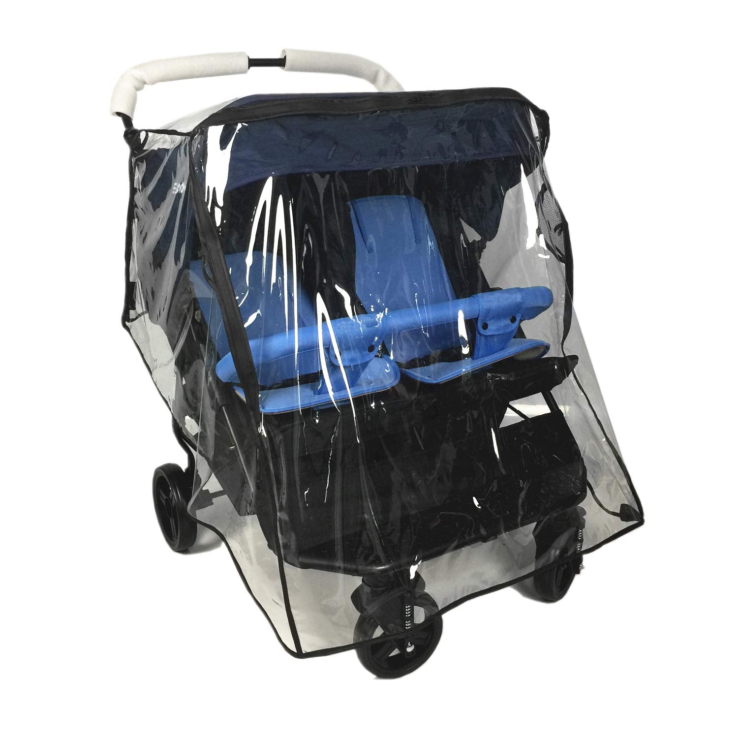 Universal Double Stroller Rain Cover by Ezkindheit