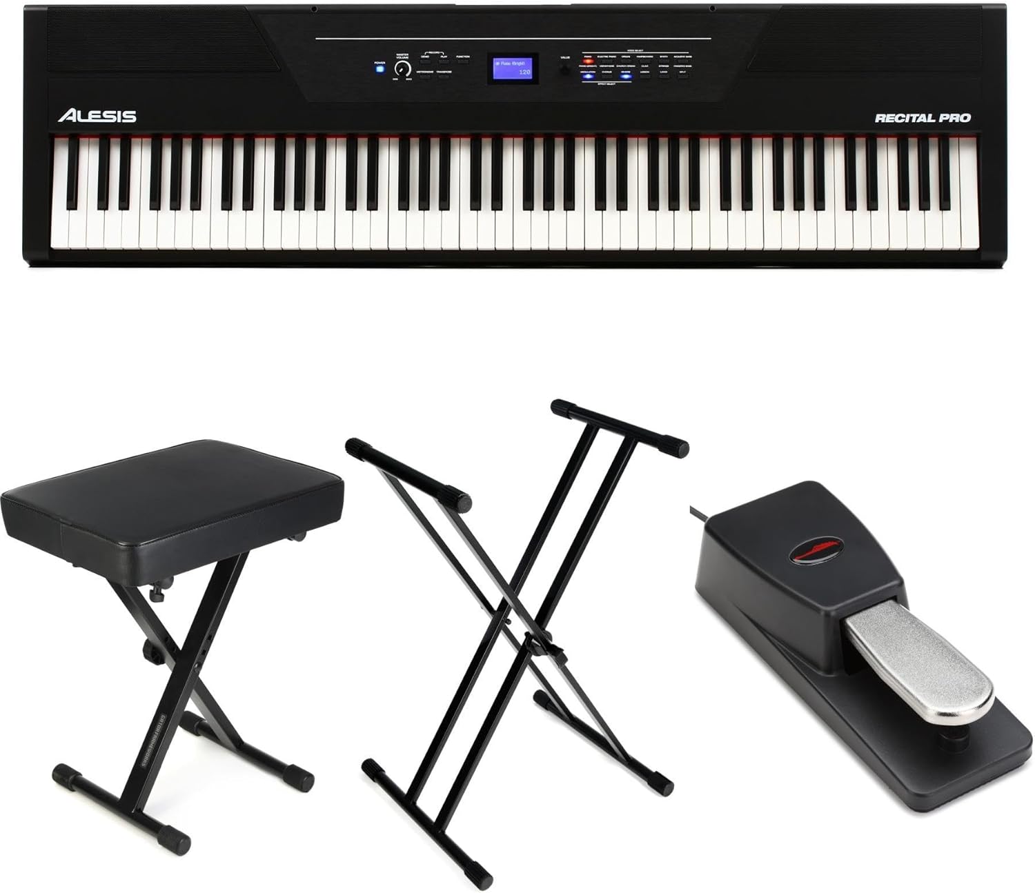 Alesis Recital Pro 88-key Digital Piano Essentials Bundle Review