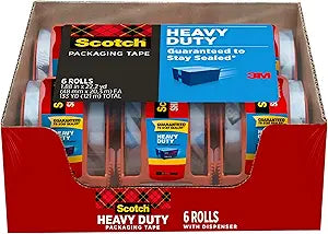 Scotch Heavy Duty Packaging Tape for Strong Sealing Needs