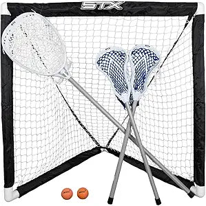 STX FiddleSTX Three Player Game Set with Sticks and Mini Goal