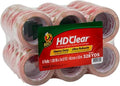 Duck HD Clear Packing Tape Refills - 24 Rolls of Strong Heavy Duty