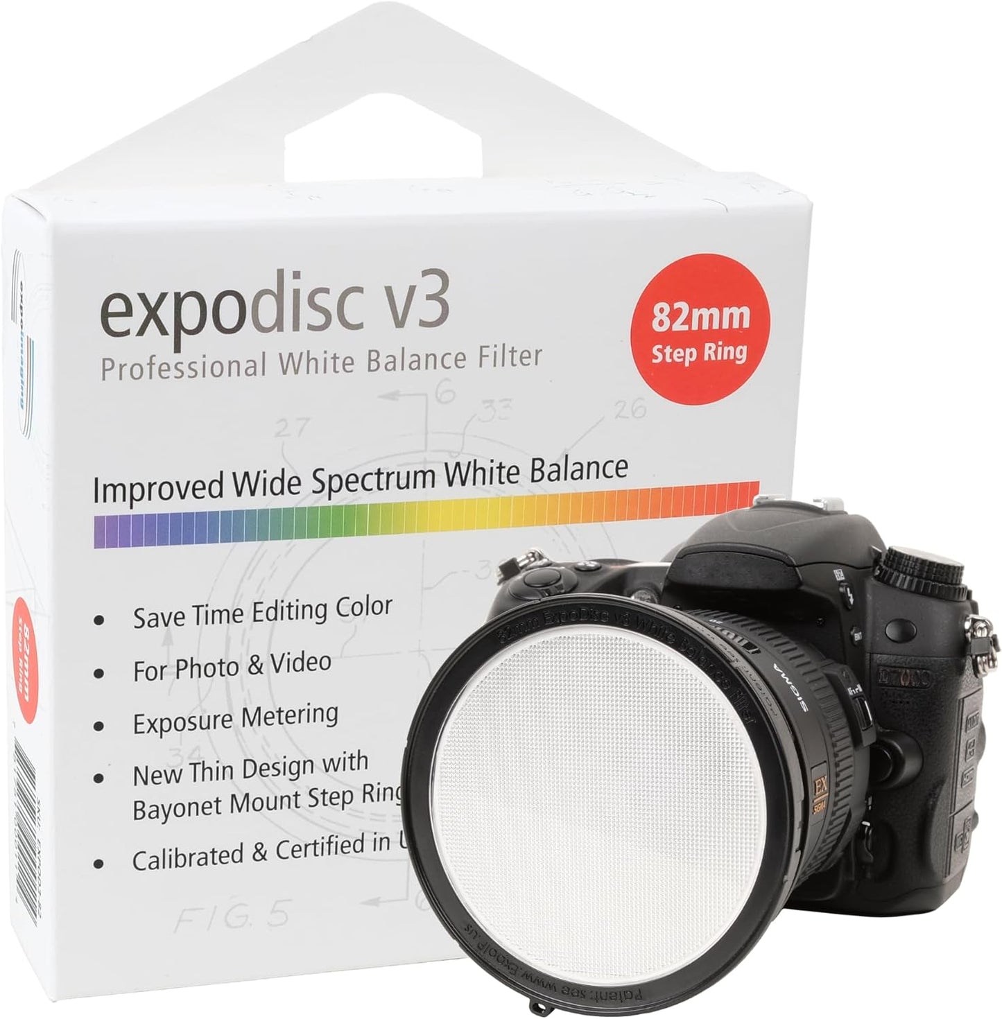 ExpoDisc v3 Professional White Balance Filter for Accurate Colors