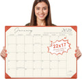 Large Desk Calendar 2025-2026 22in x 17in Desktop Pad - 18 Month