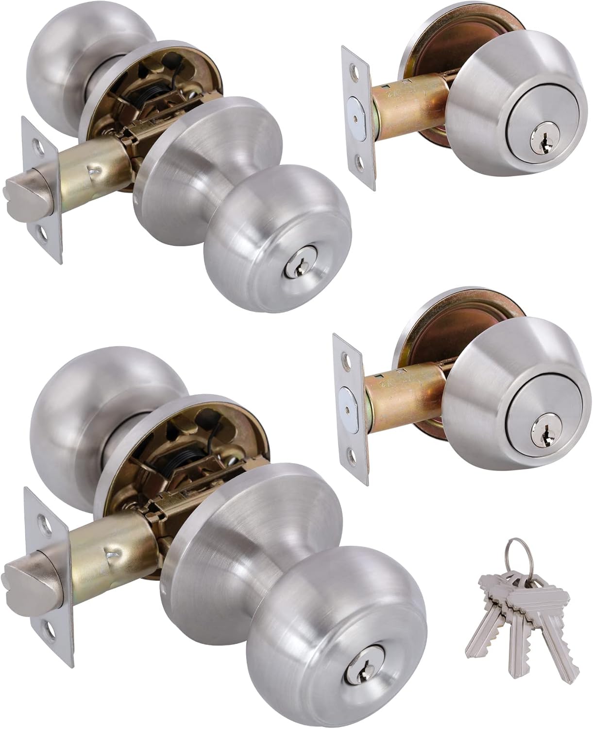 All Keyed Identical Deadbolt Lock Combo Set for Security Needs