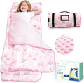 Extra Large Toddler Nap Mat with Pillow and Blanket - Unicorn Cozy