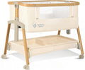 Baby Bassinet Bedside Sleeper Beige - Portable 3-in-1 Bassinet