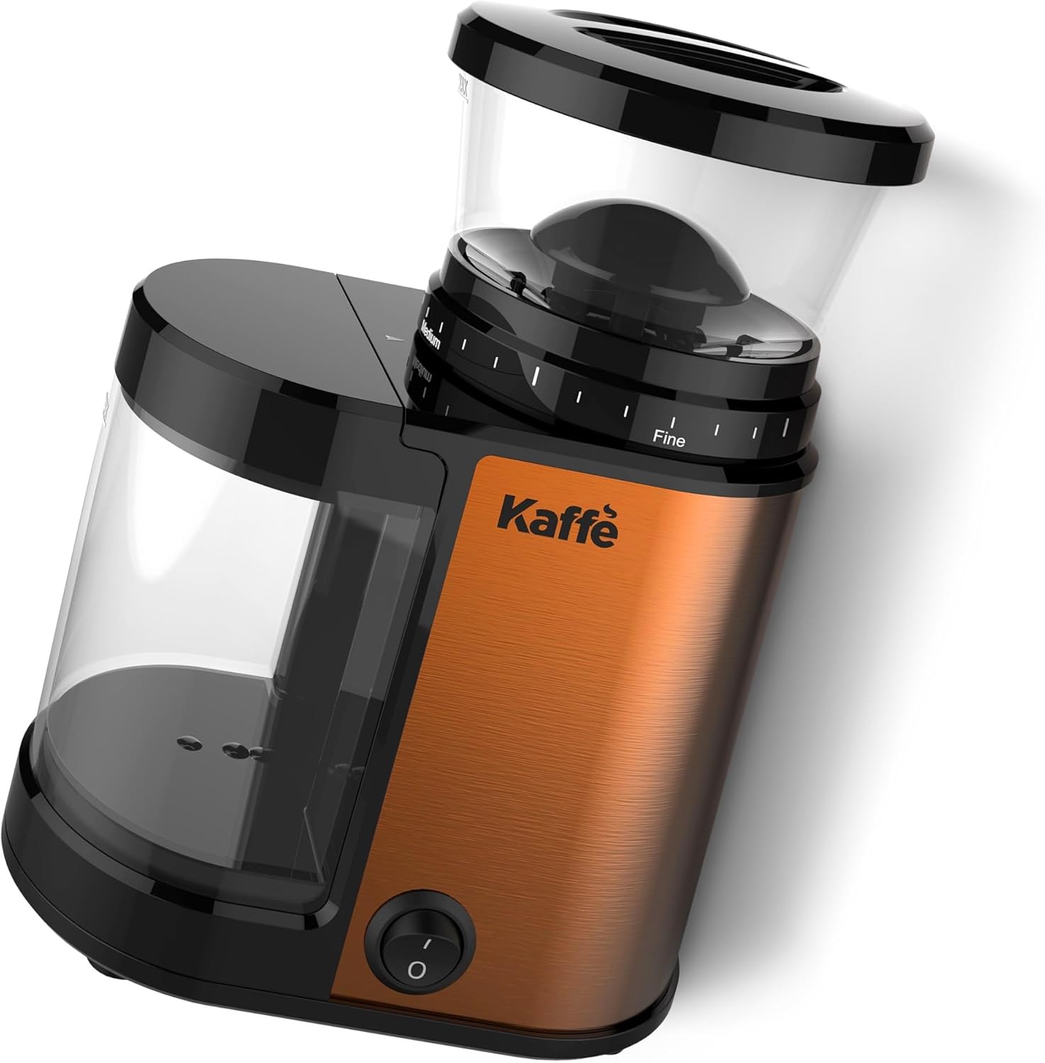 Kaffe Copper Burr Grinder - Effortlessly Fresh Coffee