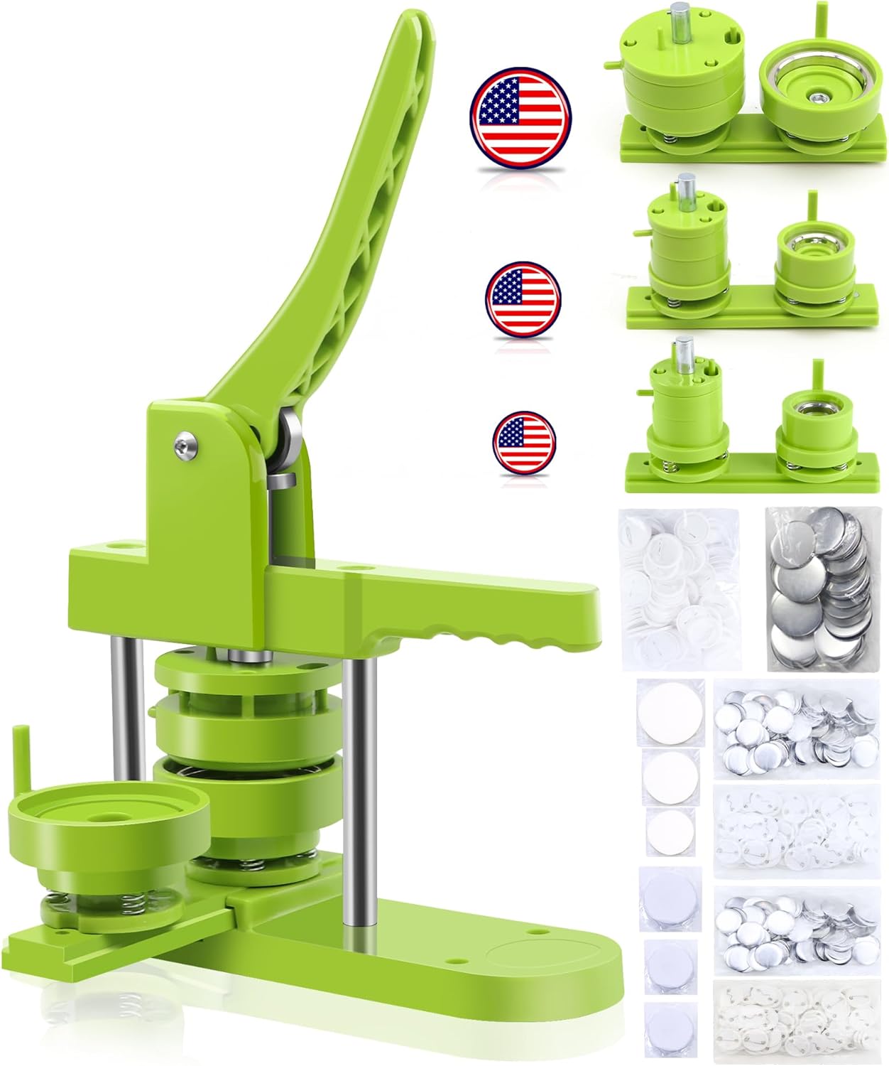Happizza Button Maker Machine for All Sizes and Uses