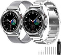 Compatible Samsung Galaxy 20mm Stainless Steel Watch Band - Elegant