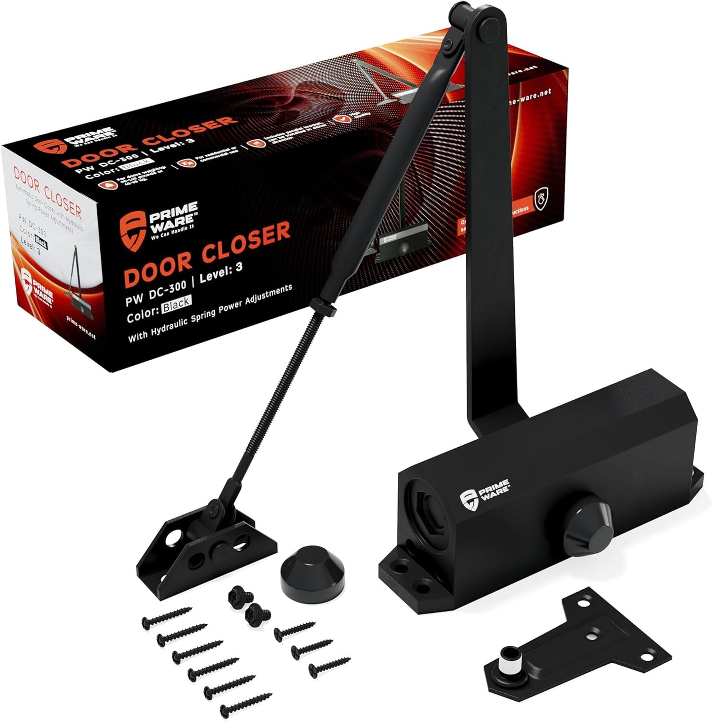 DC-300 Automatic Adjustable Door Closers for Soft Close Action