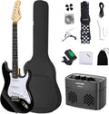 Electric Guitar Beginner Kit 39 in Full Size Solid Body - Starter Set