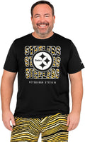 Zubaz NFL Men's Team Graphic T-Shirt - Bold Team Style Sizes
