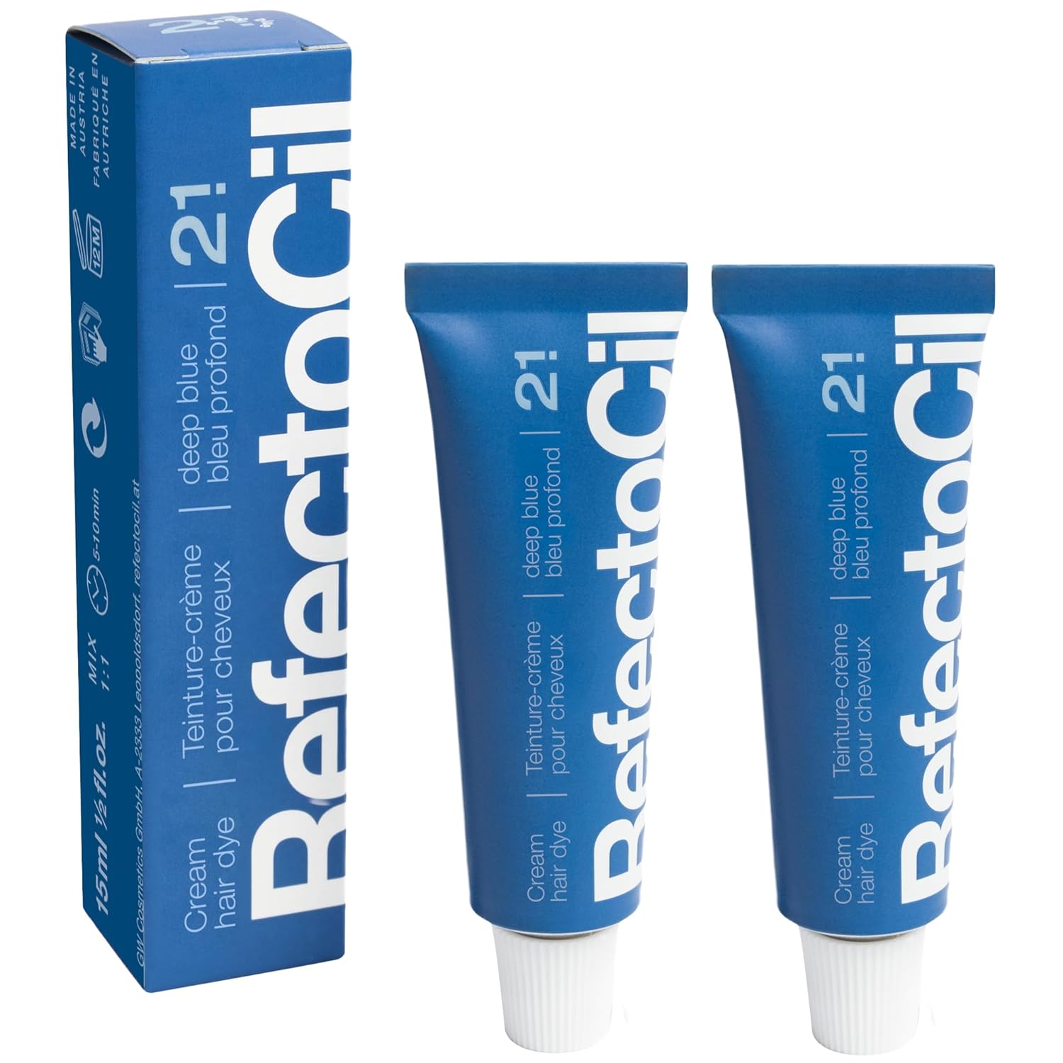 RefectoCil Cream Hair Dye 2-Pack for Long-Lasting Color
