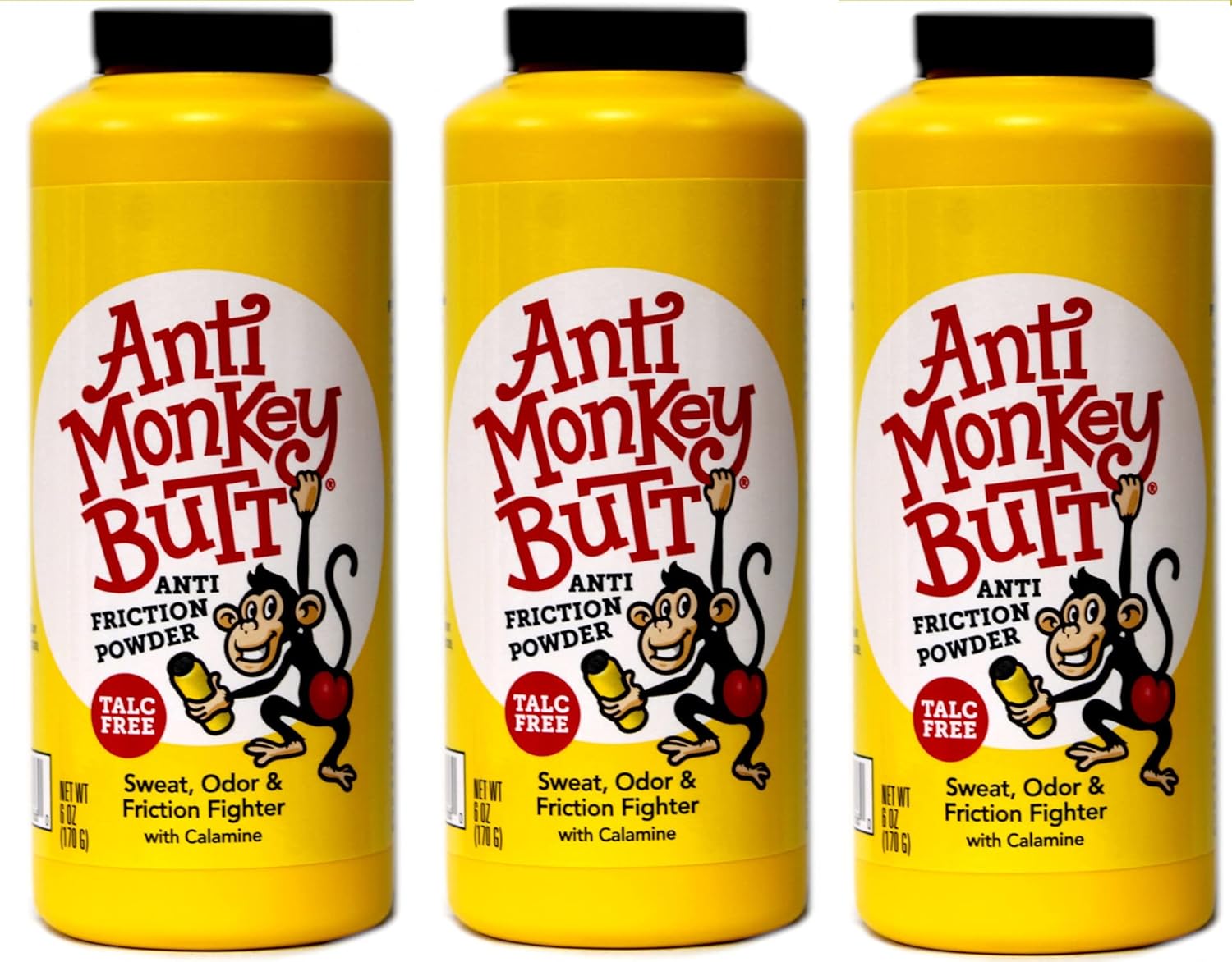 Anti Monkey Butt Men's Body Powder for Sweat Absorption & Comfort