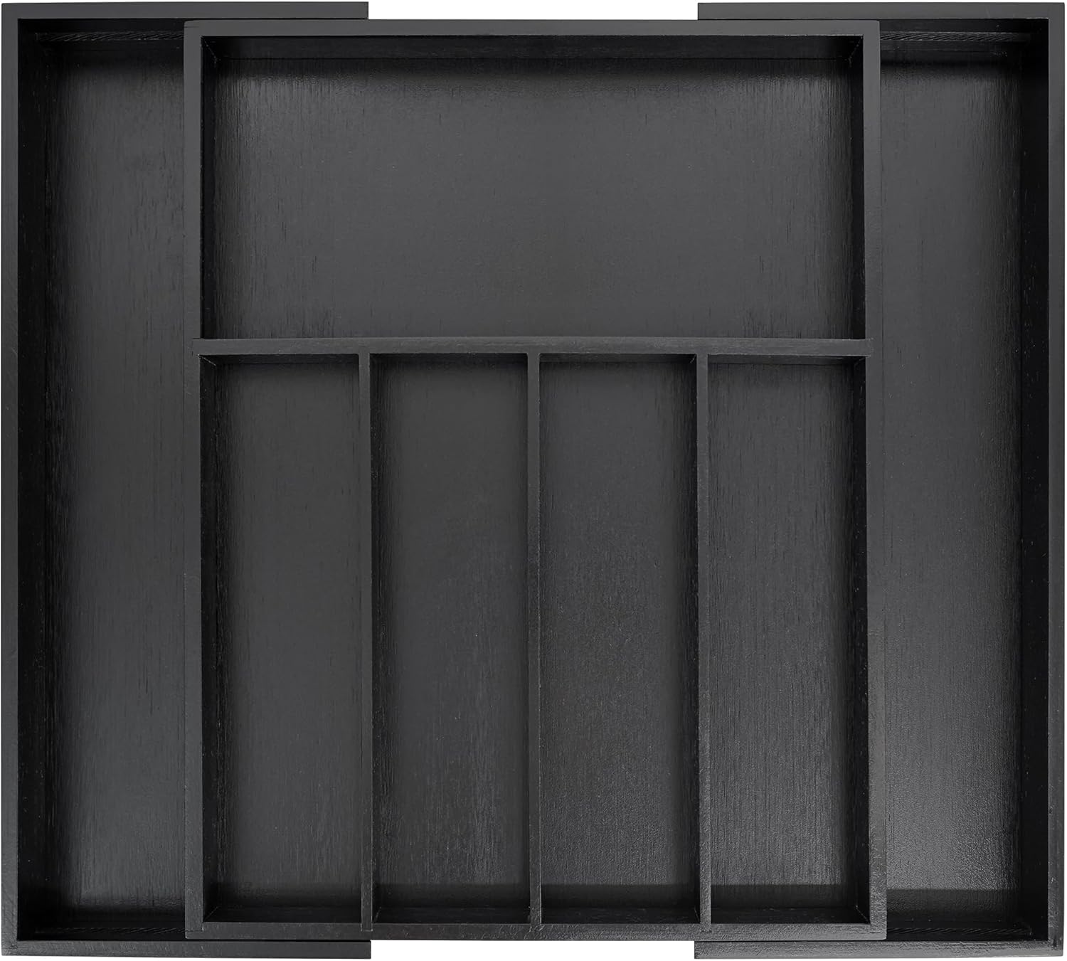 VaeFae Premium Bamboo Drawer Organizer for Kitchen Utensils