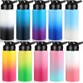 20 oz Reusable Aluminum Water Bottles 10-Pack - Gradient Colors