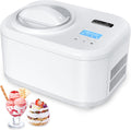 KUMIO 1.2-Qt Compressor Ice Cream Maker - No Pre-Freezing!