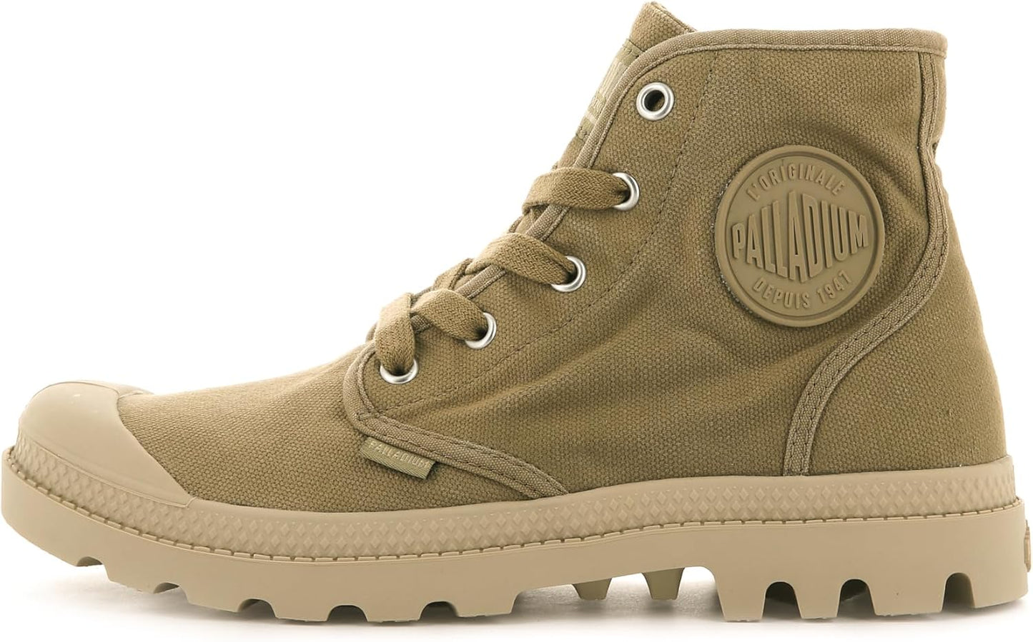 Vegan Canvas Lace Up Boot - Stylish & Sustainable