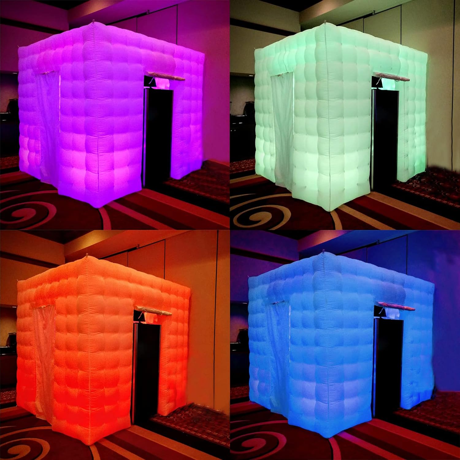 Inflatable LED Photo Booth: Portable Fun!