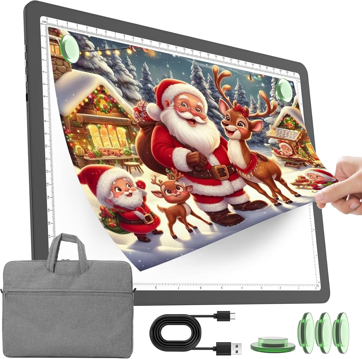 TOHETO A4 Rechargeable Light Pad for Tracing and Drawing