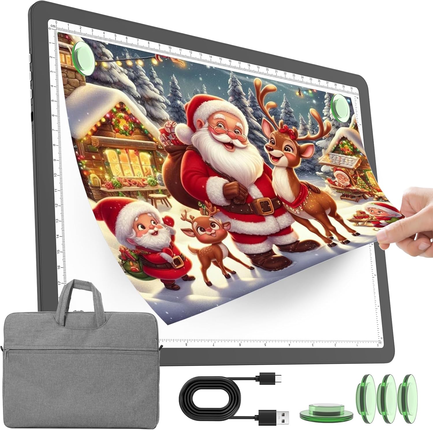 TOHETO A4 Rechargeable Light Pad for Tracing and Drawing
