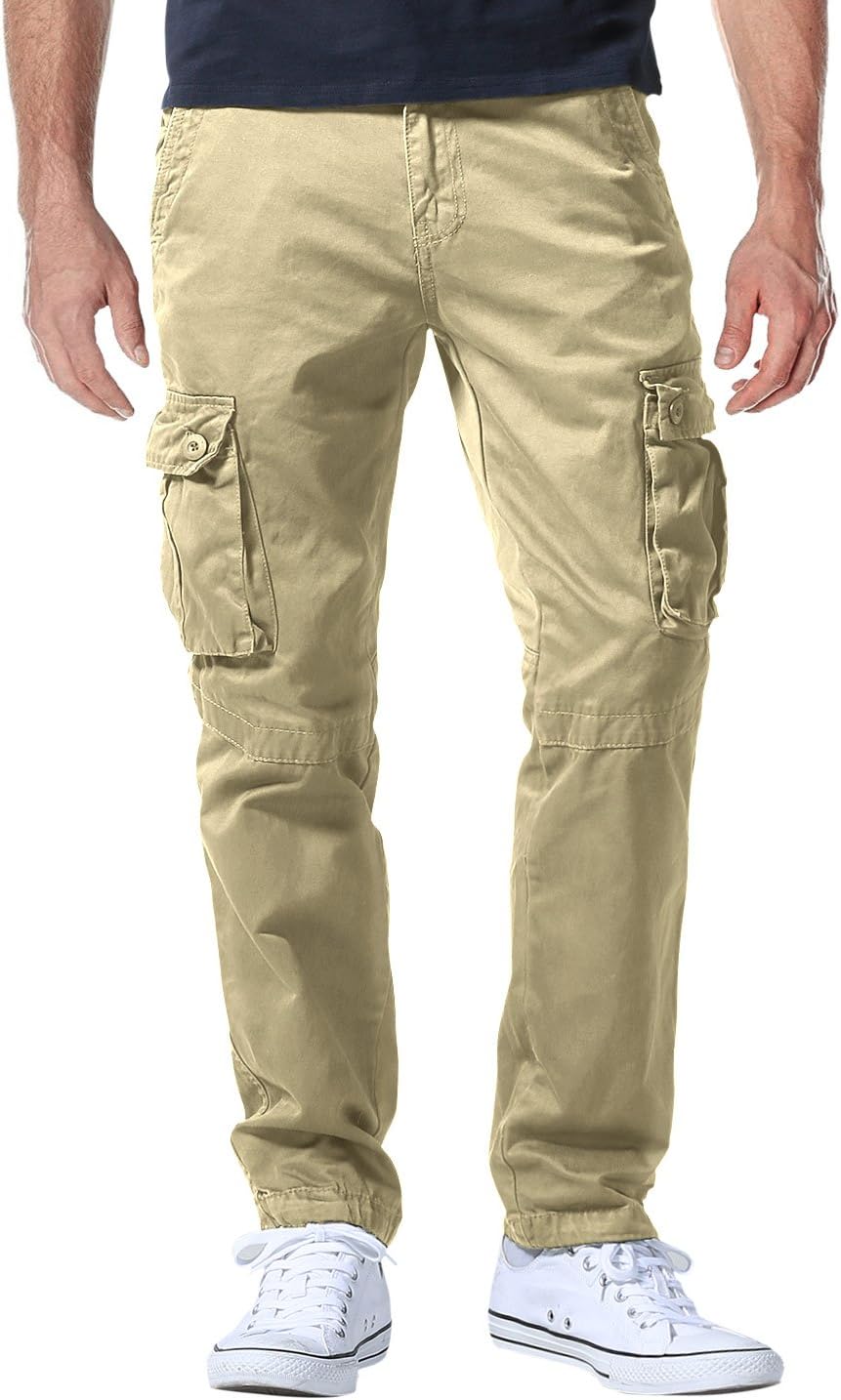 Match Men's Casual Wild Cargo Pants for Outdoor Adventures