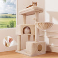 41 in Tall Cat Tree for Large Cats - Heavy Duty Multi-Cat Tower