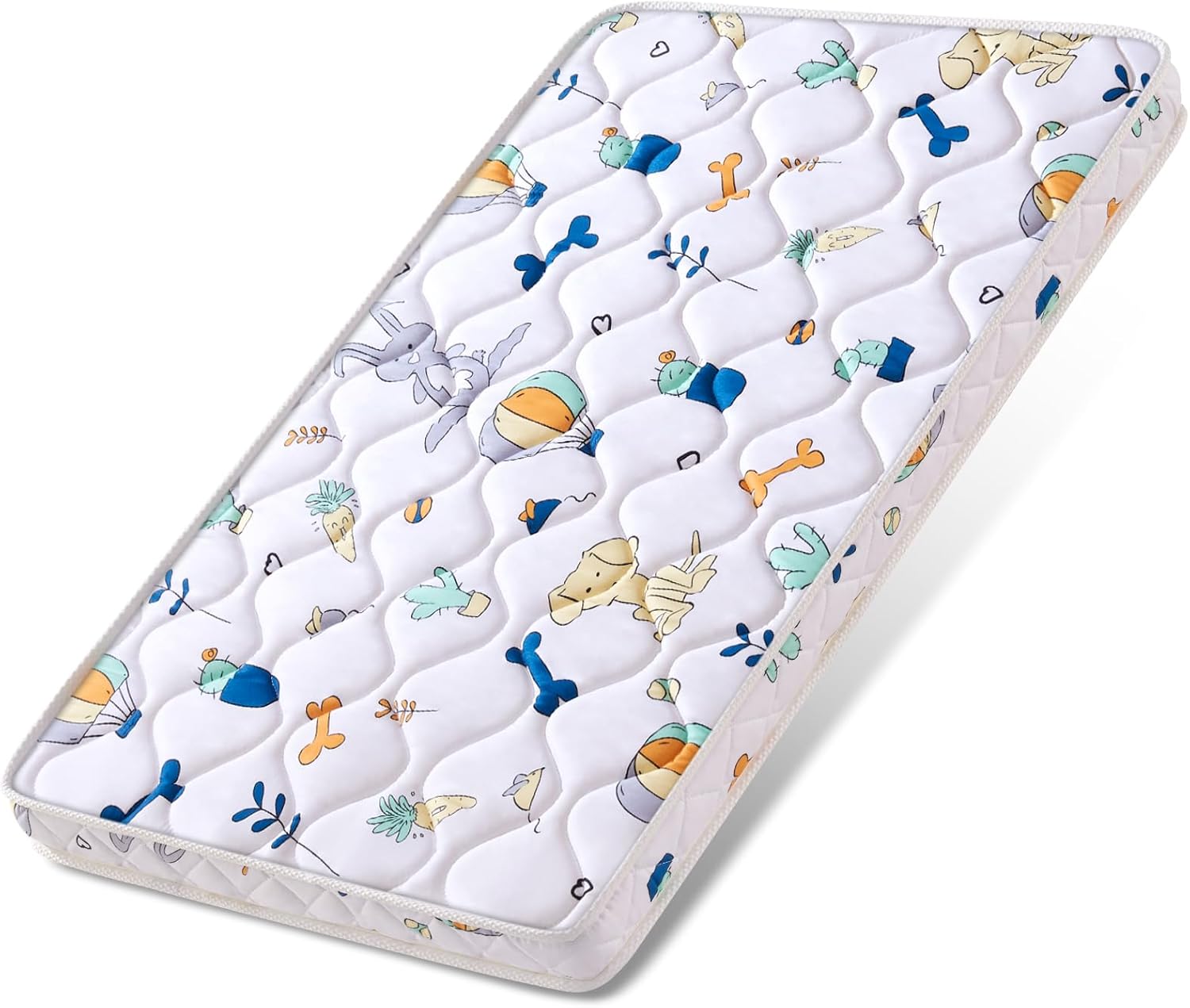 Baby Bassinet Mattress 30x20 in - Firm Support and Comfort