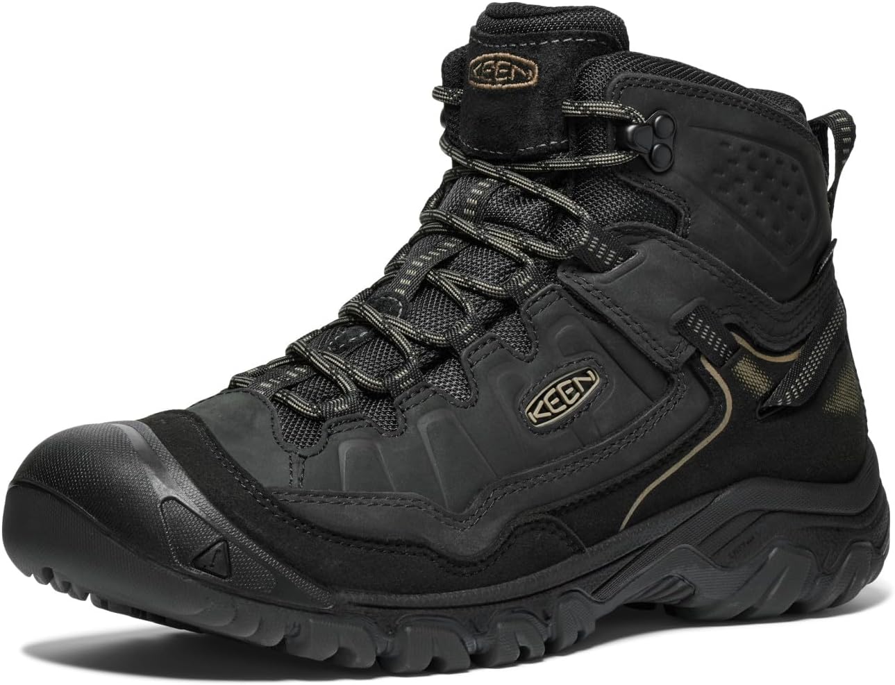 KEEN Men's Targhee 4 Mid Waterproof Hiking Boots for Comfort