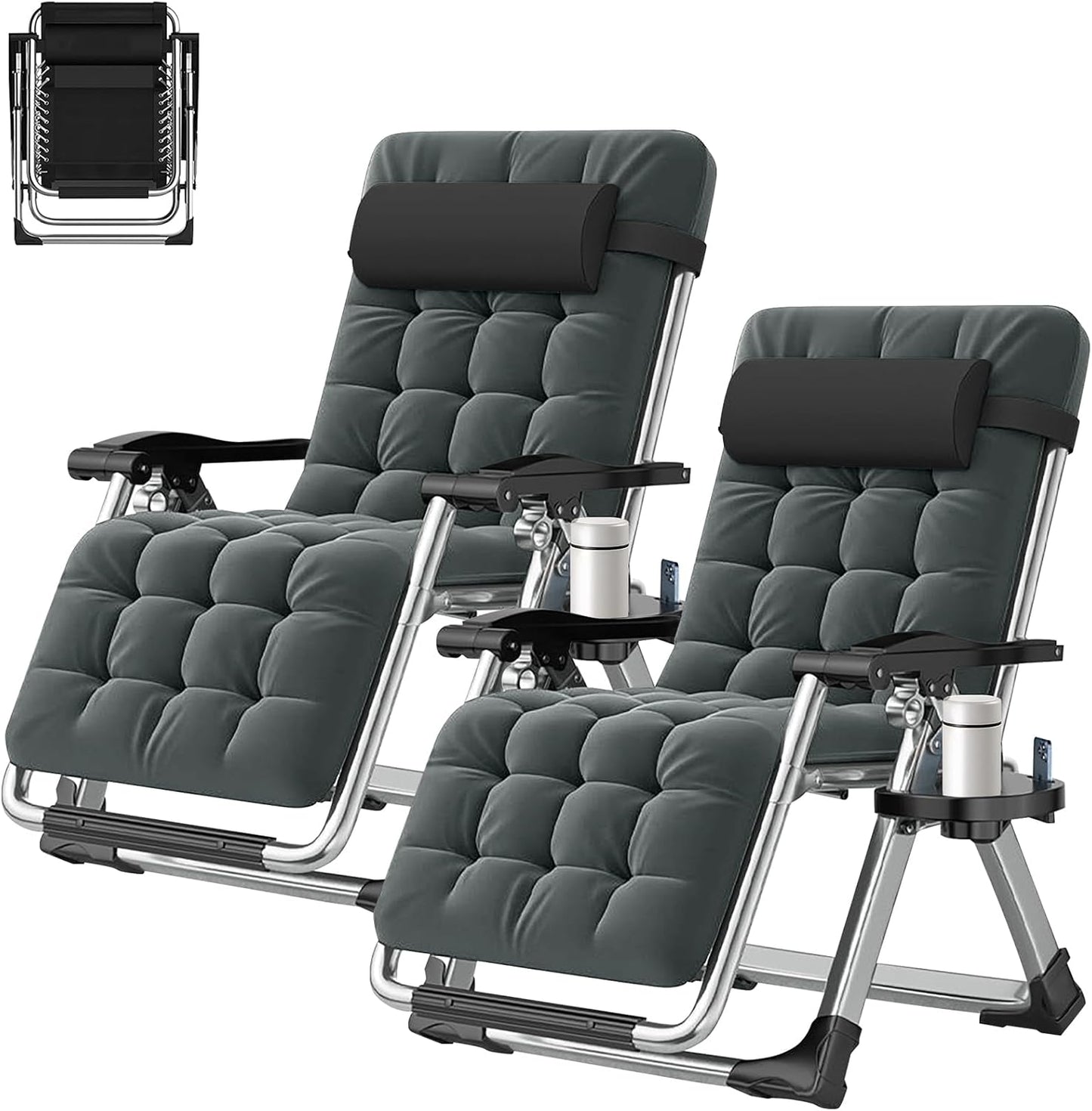 ABORON Zero Gravity Chair 2 Pack for Ultimate Relaxation