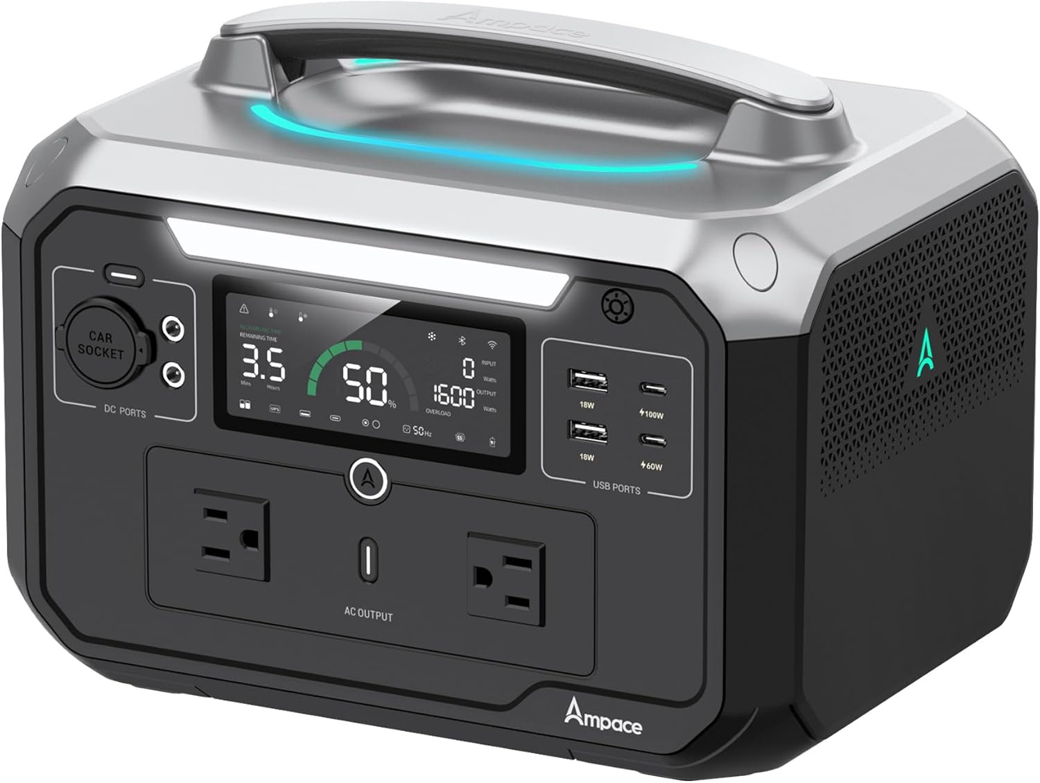 Power Anywhere with AMPACE 584Wh Hybrid Battery