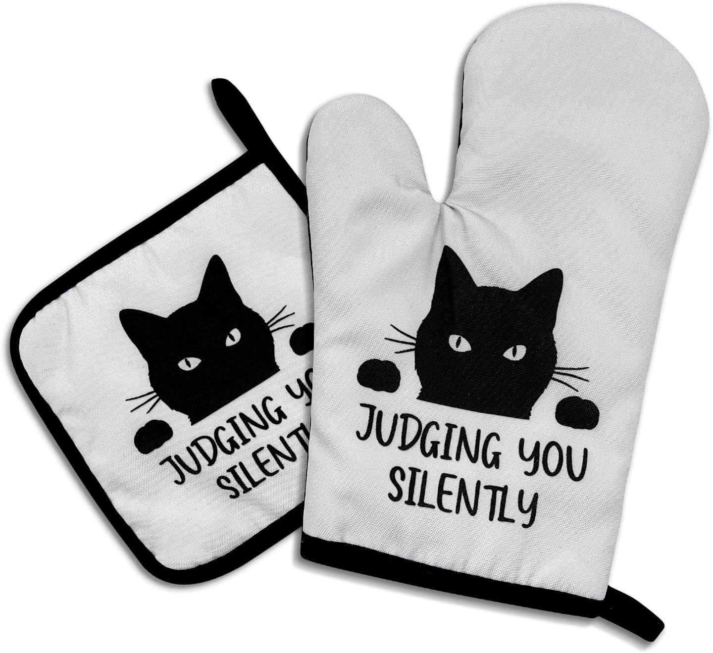 Silicone Cat Oven Mitts - Funny & Non-Slip! 