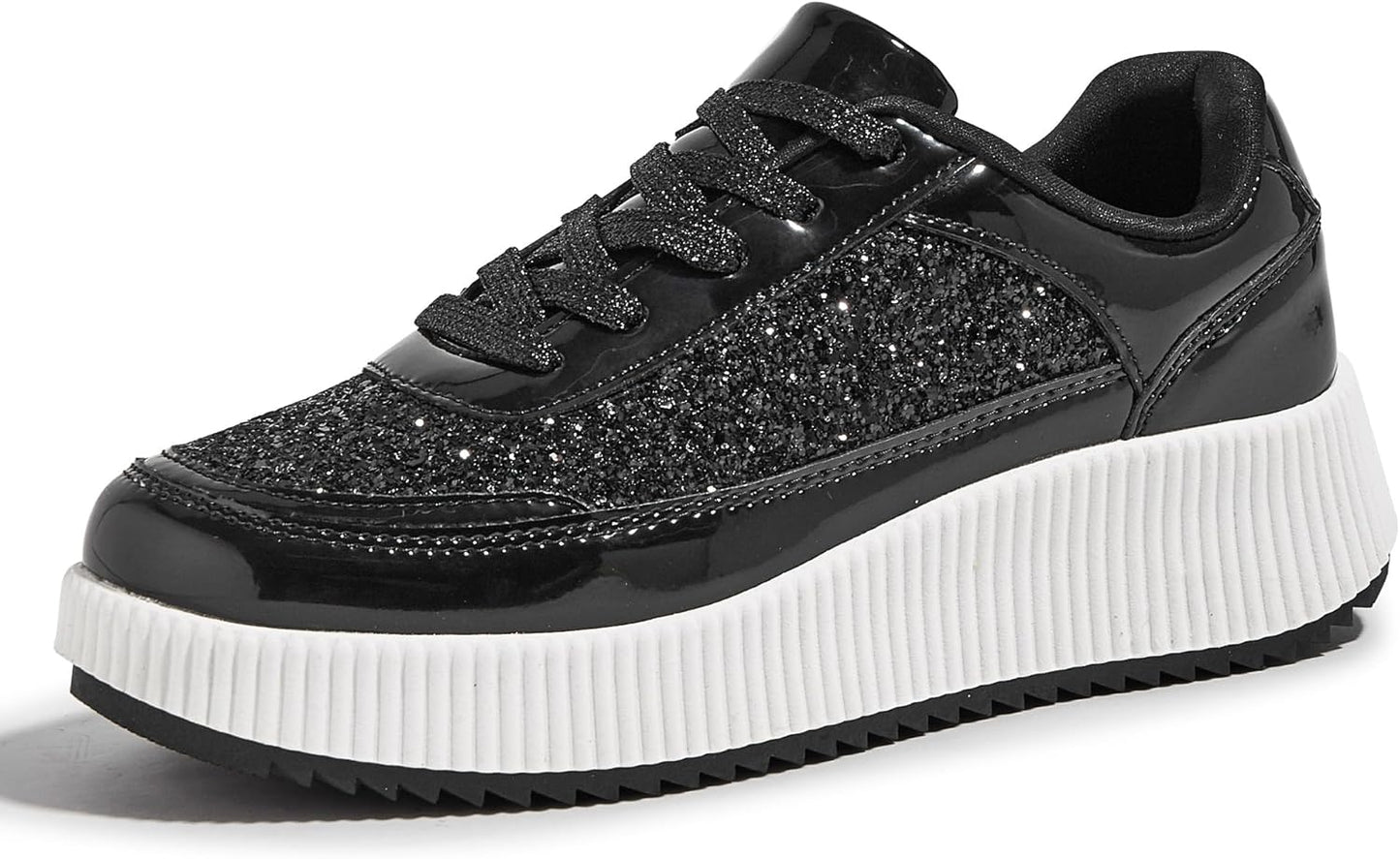 LUCKY STEP Women's Platform Sneakers for Stylish Comfort