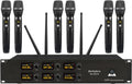 6-Channel UHF Wireless Microphone System - Reliable Long-Range
