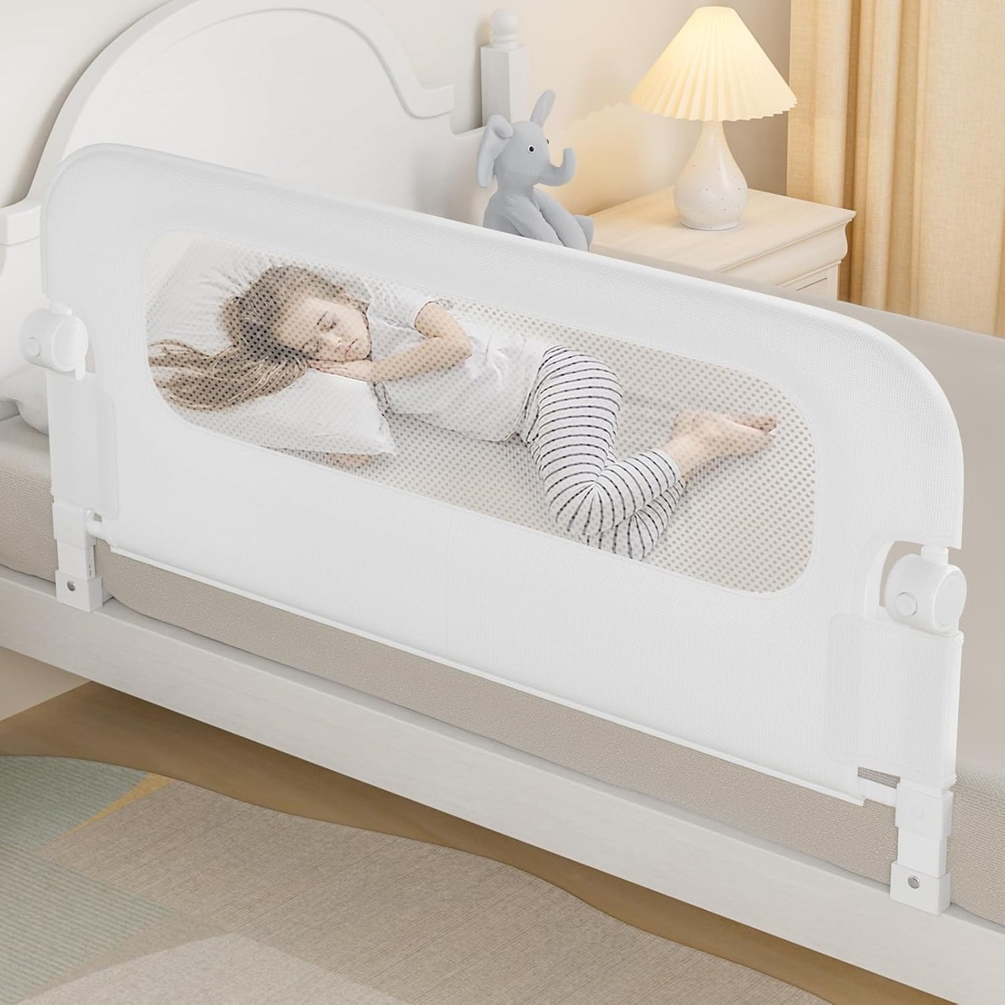 Baby Bed Rail Guard for Toddlers - Safe and Adjustable Design