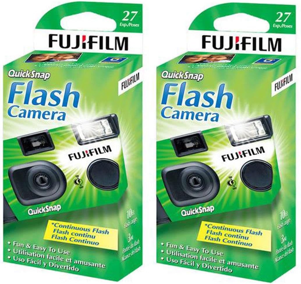Fujifilm QuickSnap Flash Camera 6-Pack: 27 Exposures of Instant Fun!