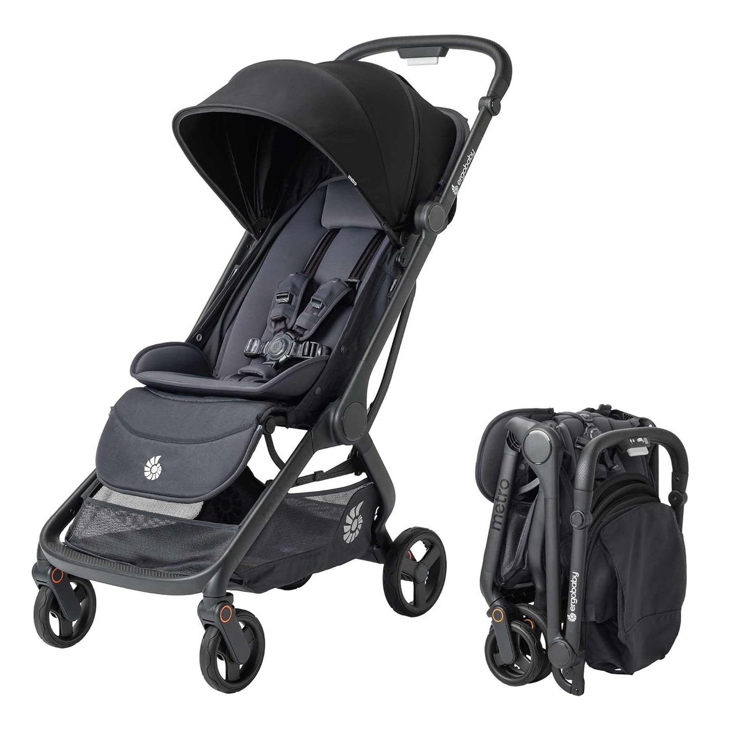 Ergobaby Metro 3 Compact Baby Stroller for Travel Ease