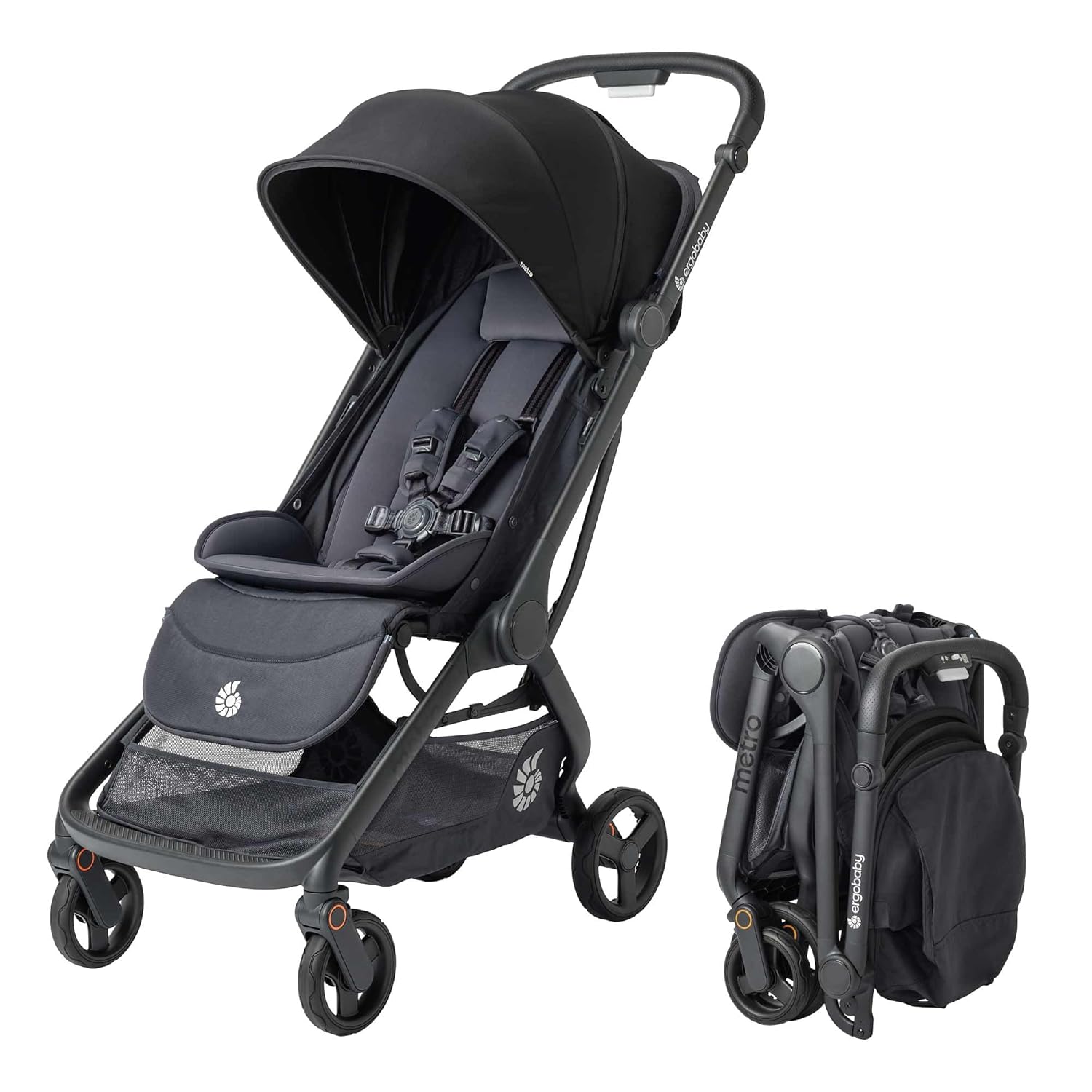 Ergobaby Metro 3 Compact Baby Stroller for Travel Ease