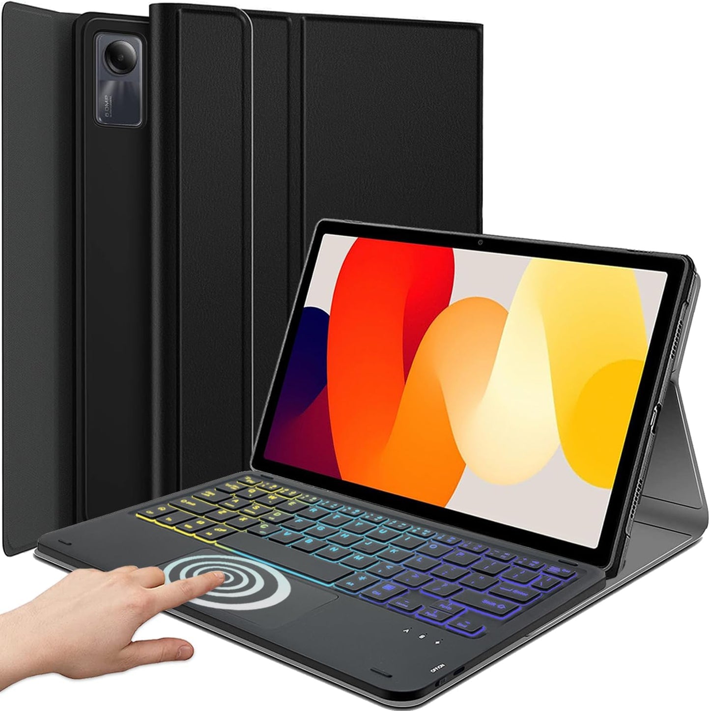 Backlit Touchpad Keyboard Case for Xiaomi Redmi Pad SE 11 in 2023